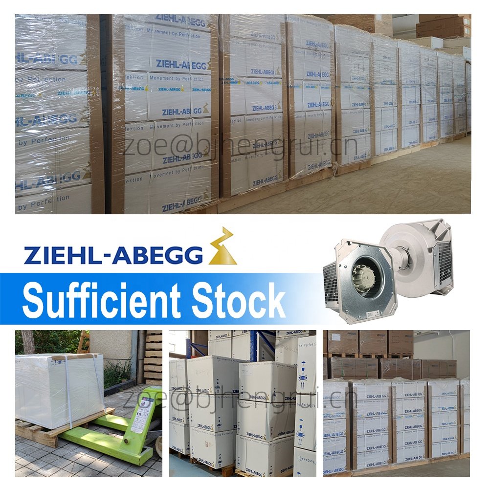 Ziehl Abegg RF22P-2DK.3F.5R 430597048 220mm 400V AC 490W 0.9A 2320RPM Siemens 1PH7 Servo Spindle Centrifugal Cooling Fan