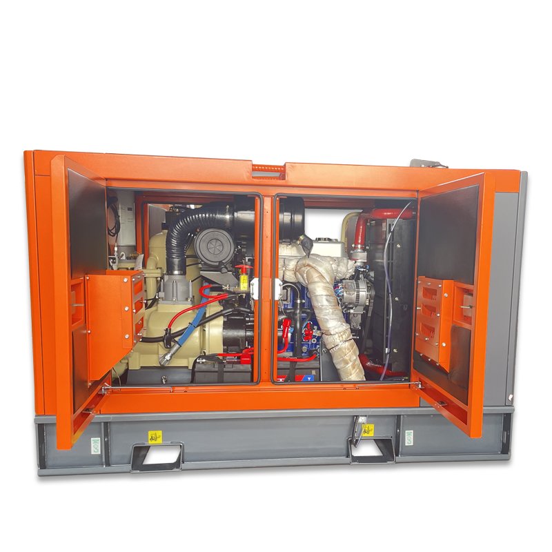 GTL Diesel Air Compressor 185cfm 5.2m3/min 10bar 145psig Screw Air Compressor Price