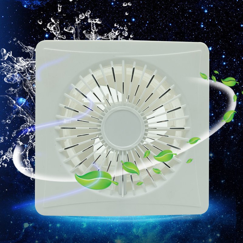 Professional Manufacture Ventilation Extractor Kitchen Bathroom Wall Mounted Exhaust Plastic Fan Motor Manufacturer 50 Cfm