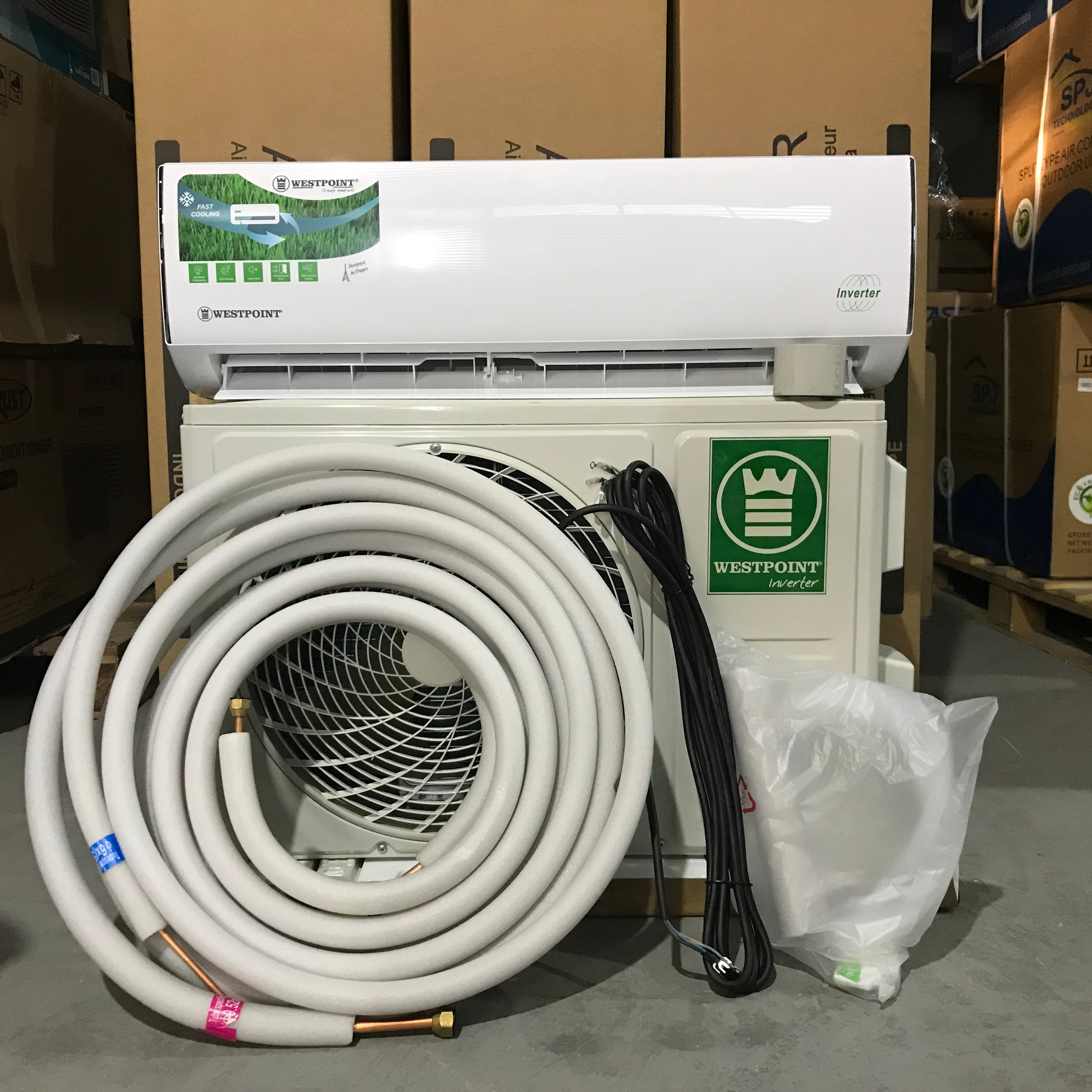 9000btu-24000btu Cool&heat R410a Air Conditioning Smart Split Inverter Air Conditioner GREE&AUX OEM AC