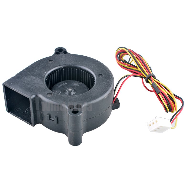 D06F-12BS1 6cm 60mm Blower Fan 60x60x25mm DC12V 0.33A 3pin Centrifugal Turbine Blower for Projectors and Printers