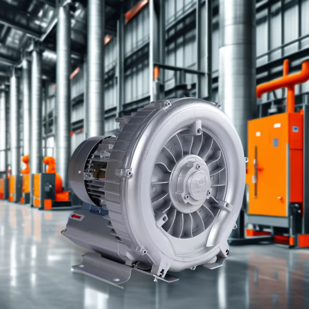 Factory Supply High Quality High Pressure Industrial Fan 220volt 2 hp Ring Blower for Aquaculture