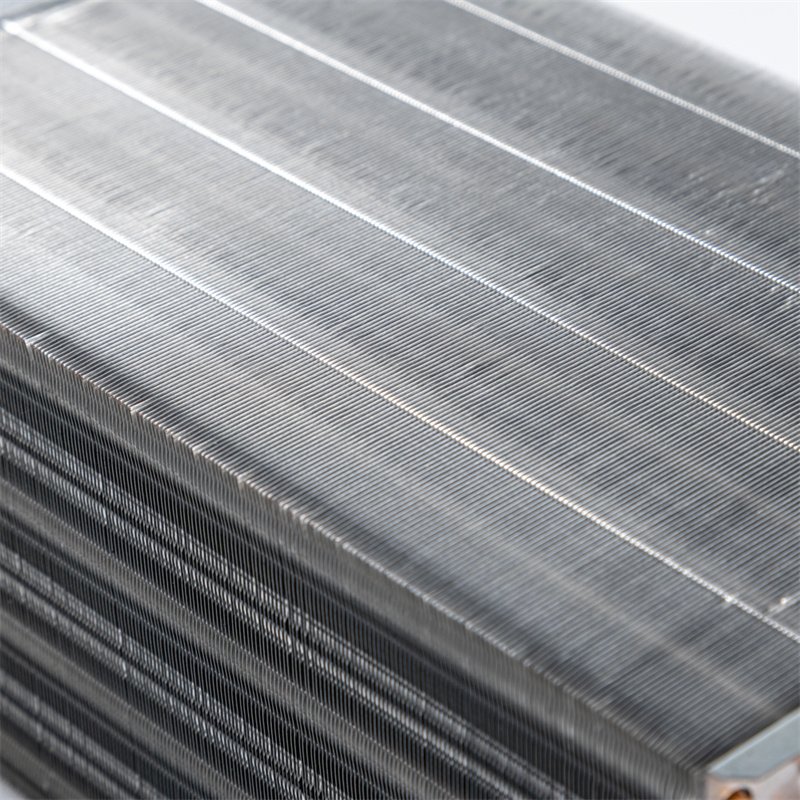 Tube Heat Exchanger Air to Water Condensing Unit Aluminum Fin Copper Provided Green Submers Water Pump High Safety Level 85