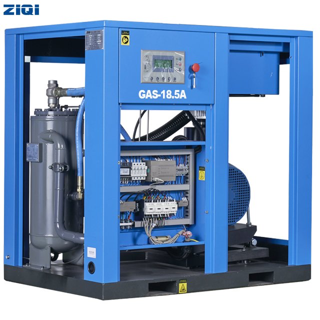 18.5Kw 25 Hp 12Bar Industrial Stationary 175Psi AC Power Energy Saving Low Failure Rate Rotary Screw Air Compressor for Factory