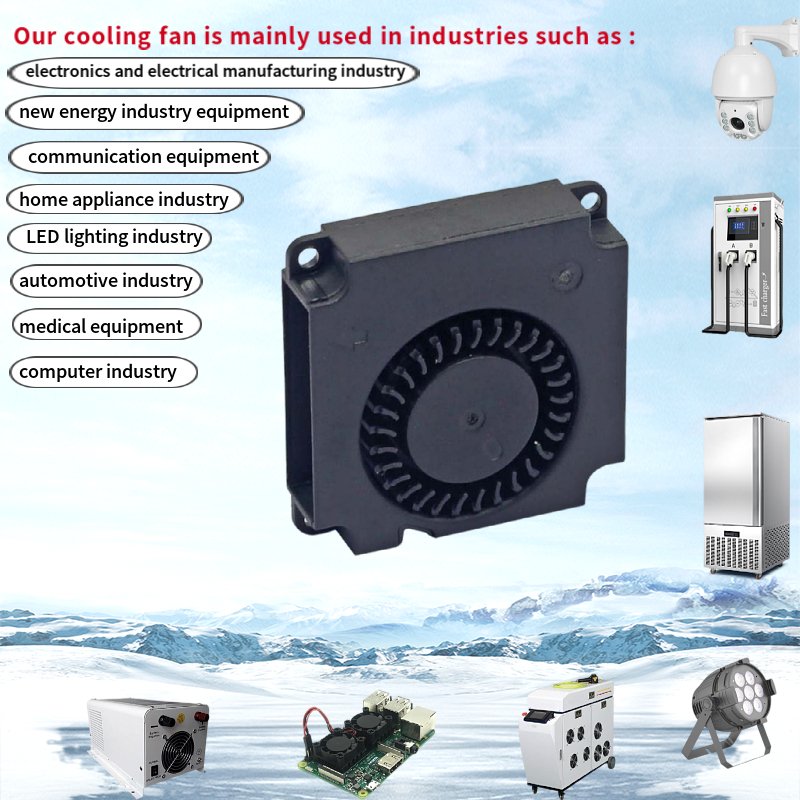 40x40x10mm Blower Fan 5V 12V 3D Printer Micro Blower 4010 4300RPM Dual Ball Bearings Stand air Cooler Ventilation Blower Fan