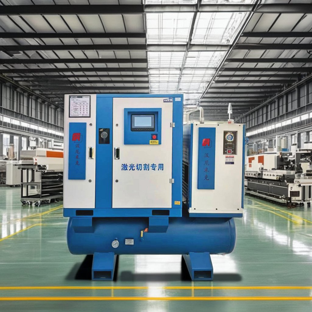 The Best Seller Integrated New Air Compressor for Cutting Machines for Various Materials in Manufacturing Plant