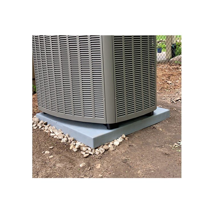 Plastic Equipment Pad for Ductless Mini Split Air Conditioner Heat Pump Systems Floor Base Condenser Equipment Pads AC Base