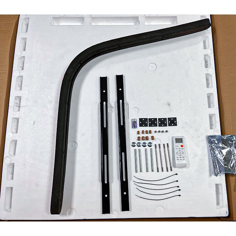 12V RV Truck Minibus Electric Auto Parking Cooler with 24V48V air Conditioner Double Fan Rotor Compressor 12Volt Inverter AC