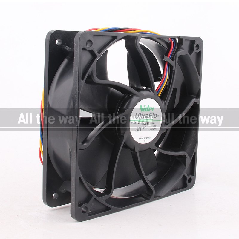 Original 24V 48V DC12V 1.65A EC AC 120X120X38MM 12CM 12038 Ant S7 S9 Violent Chassis Power Supply W12E12BS11B5-07 Cooling Fan