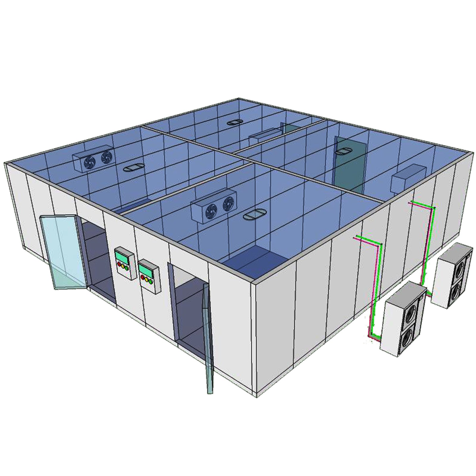 CCS100S One Chip Computer Logic Controller Provides Comprehensive Electric Control Solutions for Cold Room and air Chambers