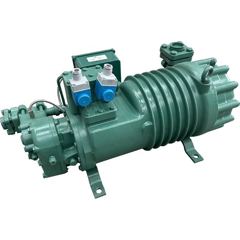 Replace Bitzer 100m3/h 121m3/h Industrial Semi-Hermetic Screw Inverte Compressor for Commercial Condensing Units Refrigeration