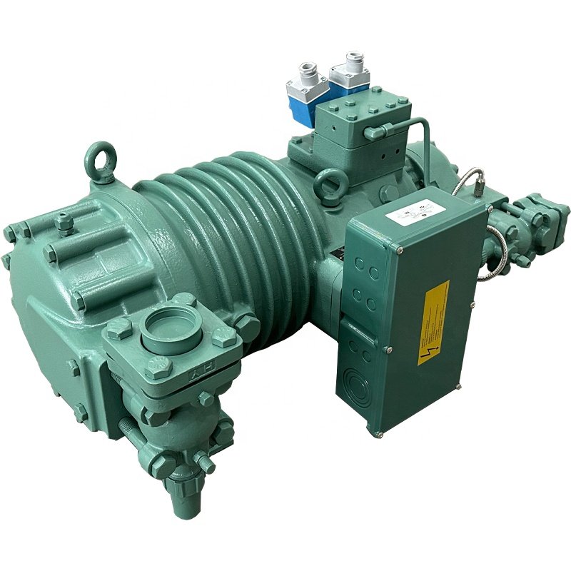 Replace Bitzer 100m3/h 121m3/h Industrial Semi-Hermetic Screw Inverte Compressor for Commercial Condensing Units Refrigeration