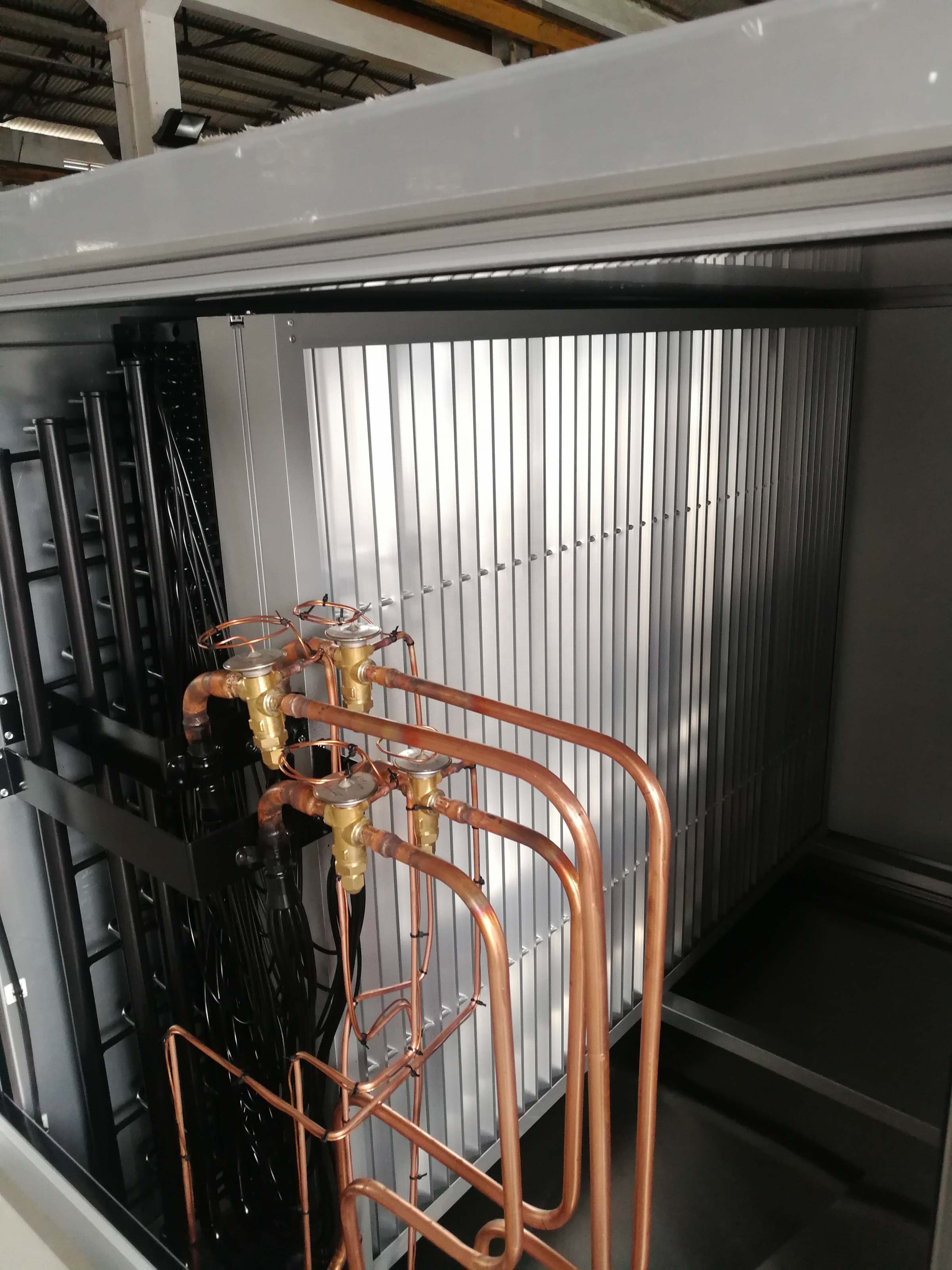 Horizontal Clean Room Modular air Handling Unit with Electrophoresis Coated Evaporator and Condenser Coils Custom Made