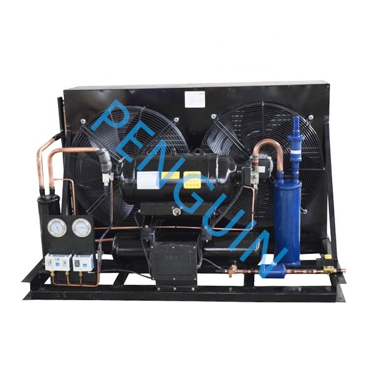 10HP 15HP Air Cooled Open-type Low Temperature Scroll Compressor Unit Scroll Condensing Unit