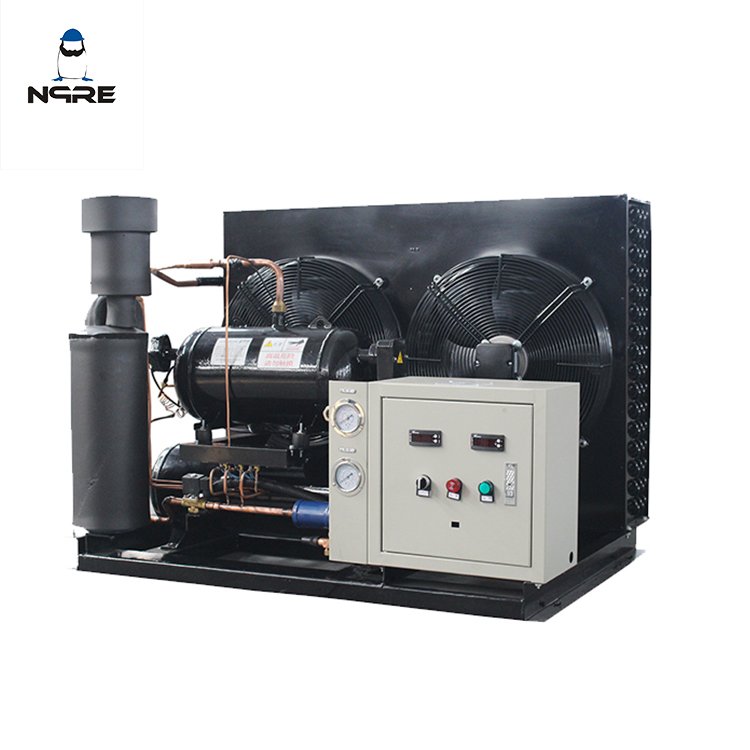 10HP 15HP Air Cooled Open-type Low Temperature Scroll Compressor Unit Scroll Condensing Unit
