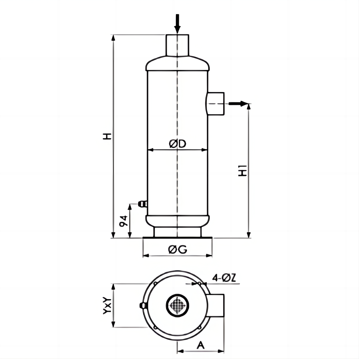 New Air Cooled Freezer Condensing Unit Filter for Efficient Refrigeration & Heat Exchange