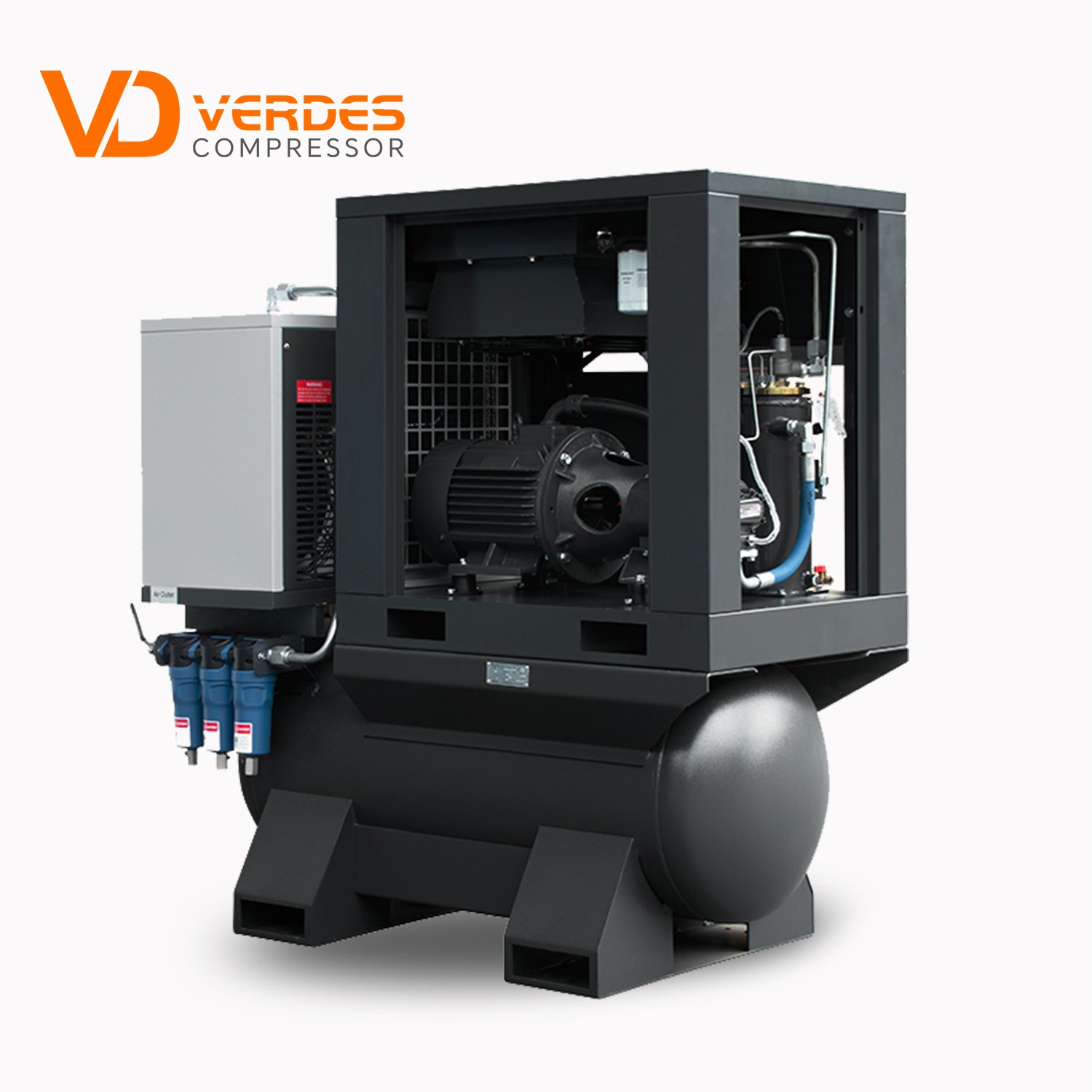 Industrial 10 15 16 bar Compresor De Aire De Tornillo 22kw 15kw 11kw 10hp rotary Screw air Compressors for Laser Cutting 500l