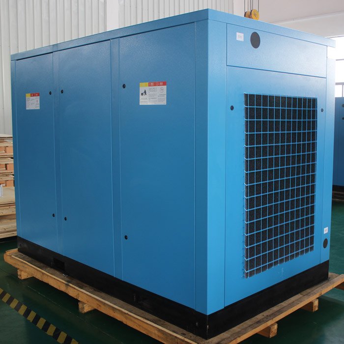 Highly efficient running single stage 90KW 415V air cooling customized screw air compressors with competitive price