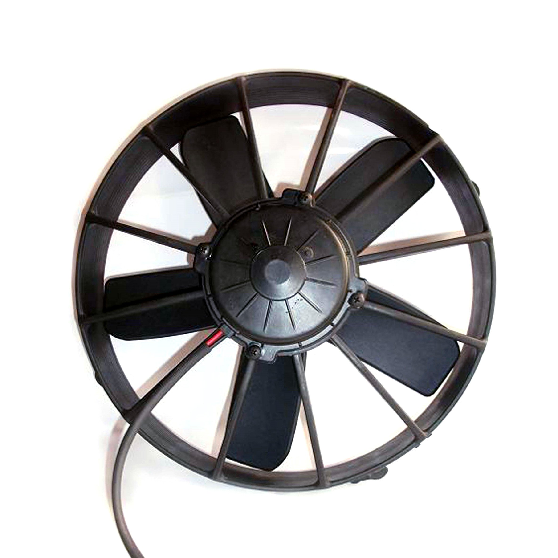 DC 12 Inch 12V and 24V Bus air Condenser Cooling Fan Replace SPAL Fan