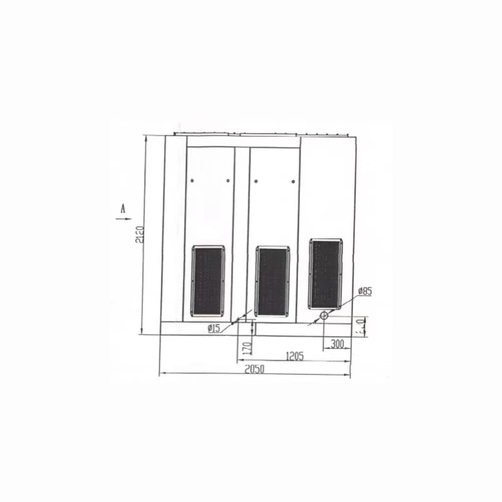 Chinese Industrial Compressor Suppliers UNITED 0.5Mpa 32.5m³/min 132KW Screw Air Compressor Industrial Compressor 380V 50Hz