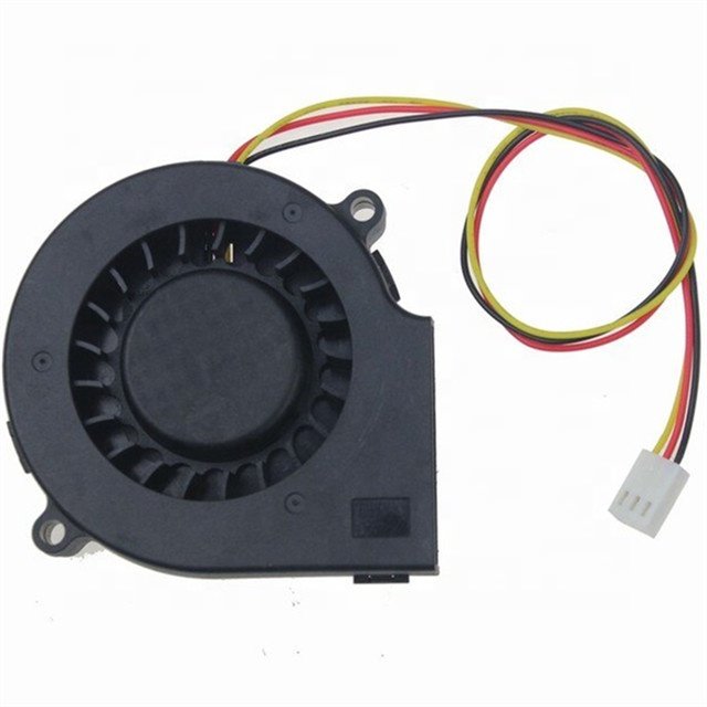 ODM Ball Bearing 12v 24v 75x75x15mm Dc Blower Fan with High Speed