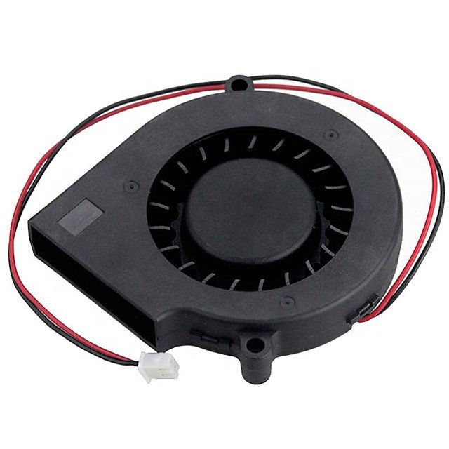 ODM Ball Bearing 12v 24v 75x75x15mm Dc Blower Fan with High Speed