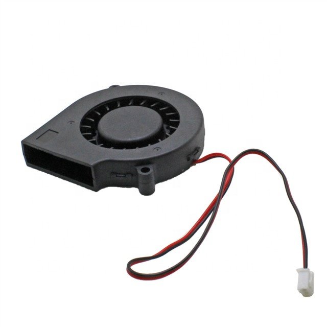 ODM Ball Bearing 12v 24v 75x75x15mm Dc Blower Fan with High Speed