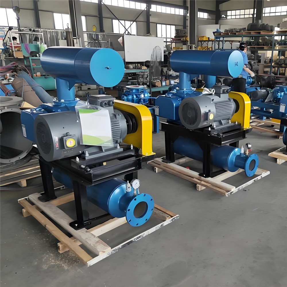 MJSR Compact Dense Type Series Tanggu Roots Blower Used For Pneumatic Conveying Made In China Cheap Price Factory Roots Blower