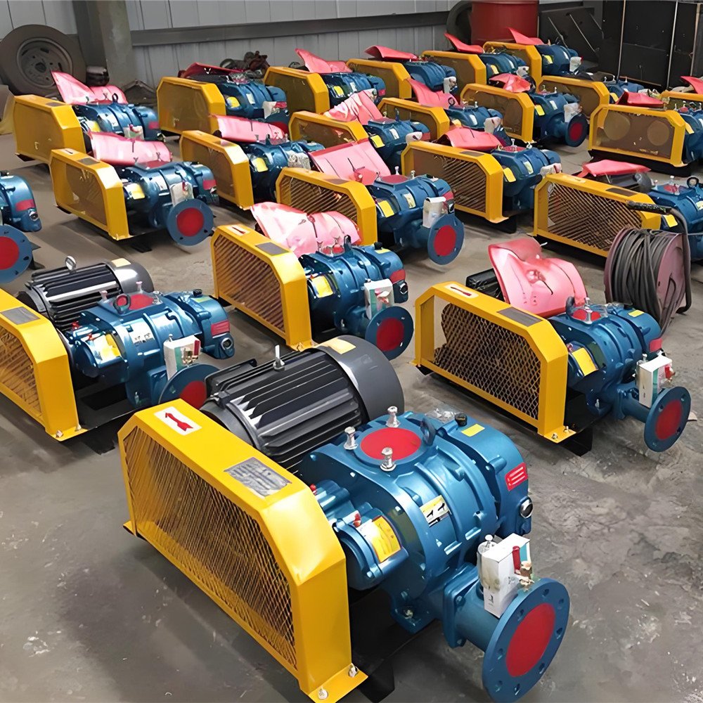 MJSR Compact Dense Type Series Tanggu Roots Blower Used For Pneumatic Conveying Made In China Cheap Price Factory Roots Blower