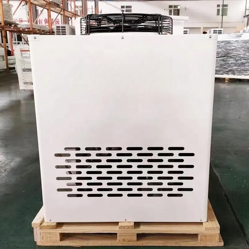 Factory Export Box Refrigeration Unit 220V Compressor Freezer Condensing Unit 1HP Wall Mounted Refrigeration Unit