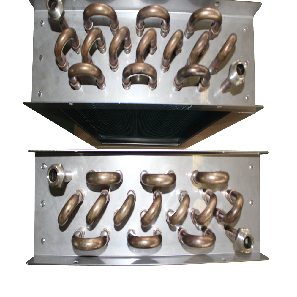 High Quality Customized Small Air Cooled Copper Tube Condenser Heat Exchange Chiller Copper Tube Aluminum Fin Heat Exchanger