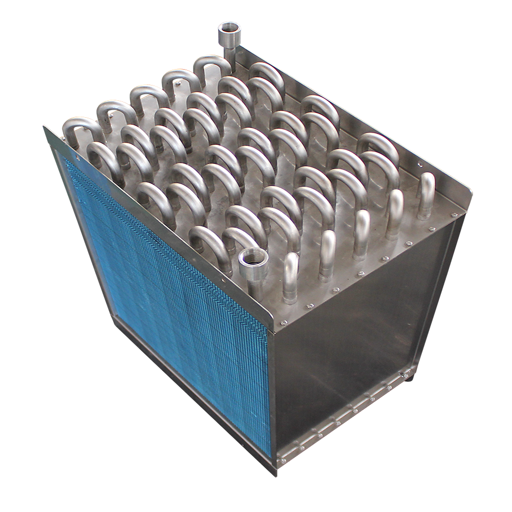 High Quality Customized Small Air Cooled Copper Tube Condenser Heat Exchange Chiller Copper Tube Aluminum Fin Heat Exchanger