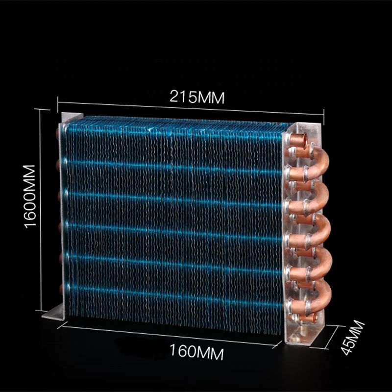 Air-cooled Copper Tube Condenser Chiller Water Preservation Cabinet Water Cooling Evaporator Coil