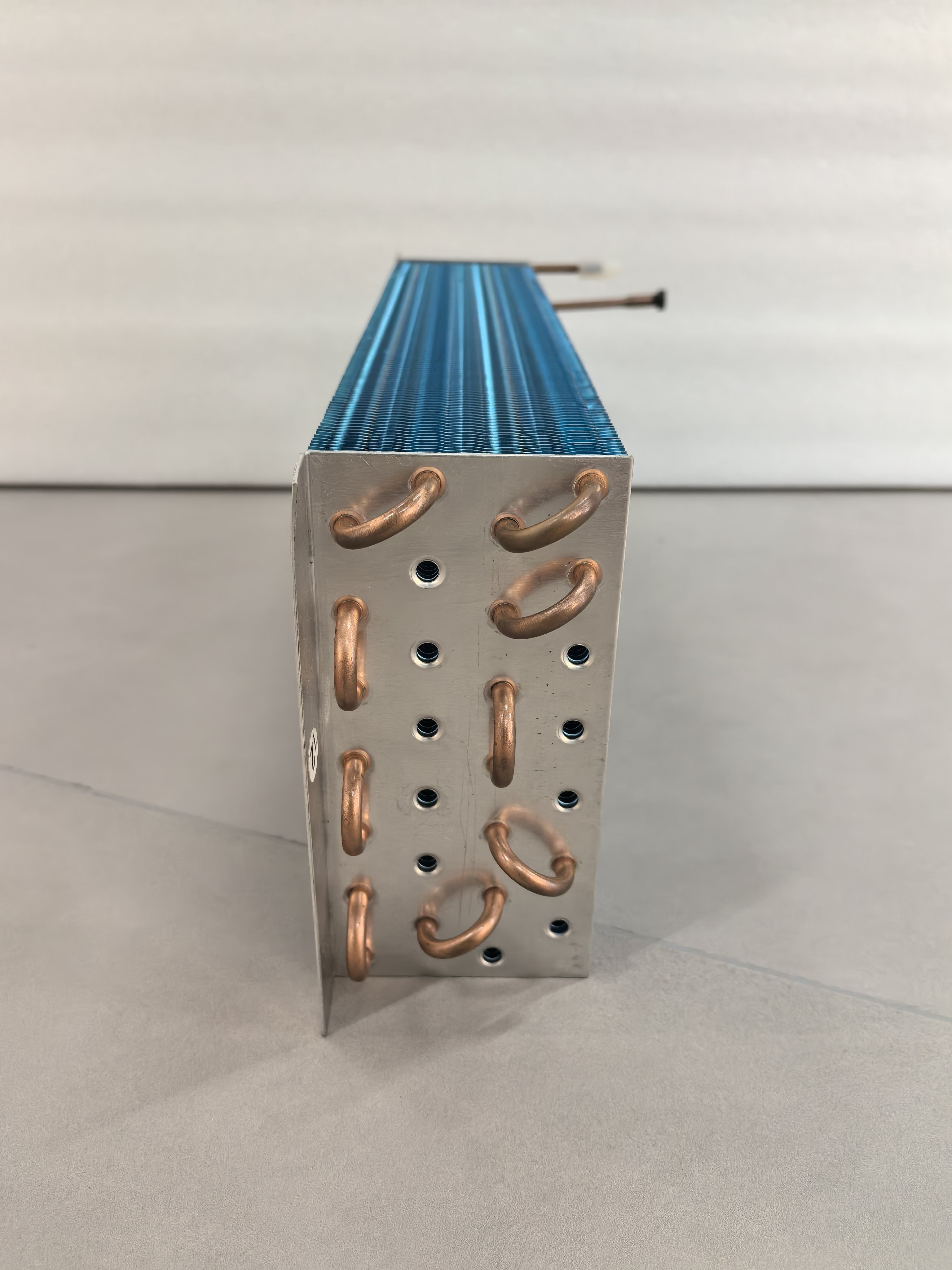 Copper Tube Condenser 3MPa air to Water Heat Exchanger Condenser Aluminum Fin