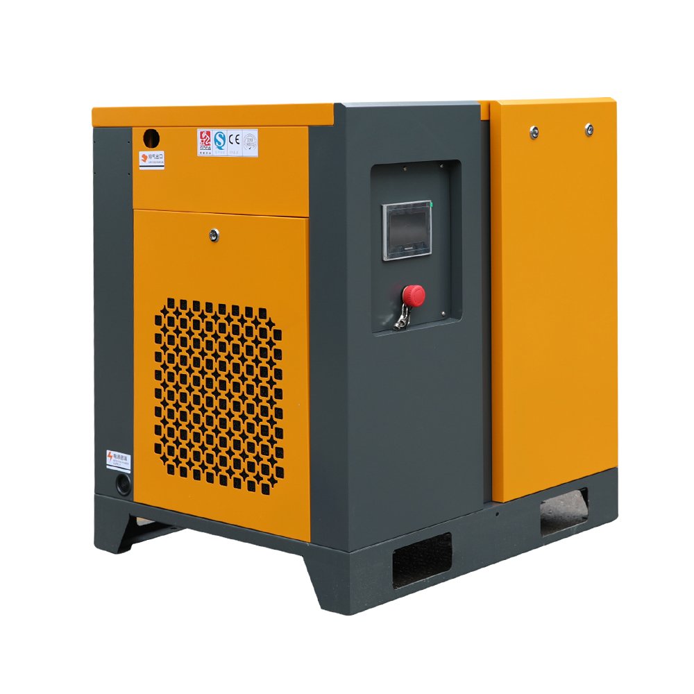 Factory Heavy Use air Compressor Screw 7.5kw 10hp 15kw 22kw 37kw 8 10bar Energy Saving Low Noise Laser Cutting With Buffer Tank