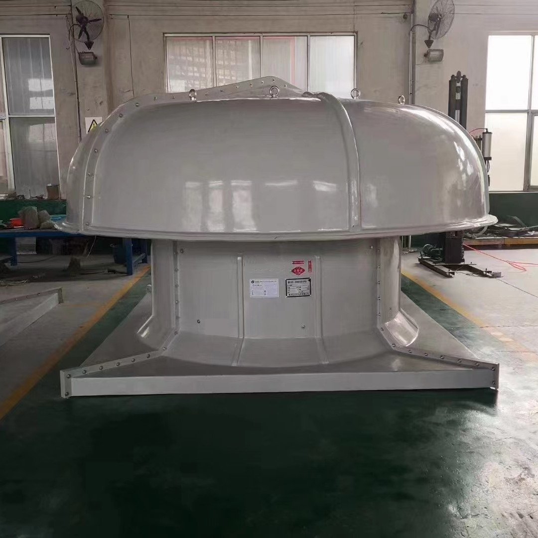 Industrial Anti-Corrosion FRP Roof Fan Exhaust Hot Air Blower with Axial Flow for Manufacturing Plant