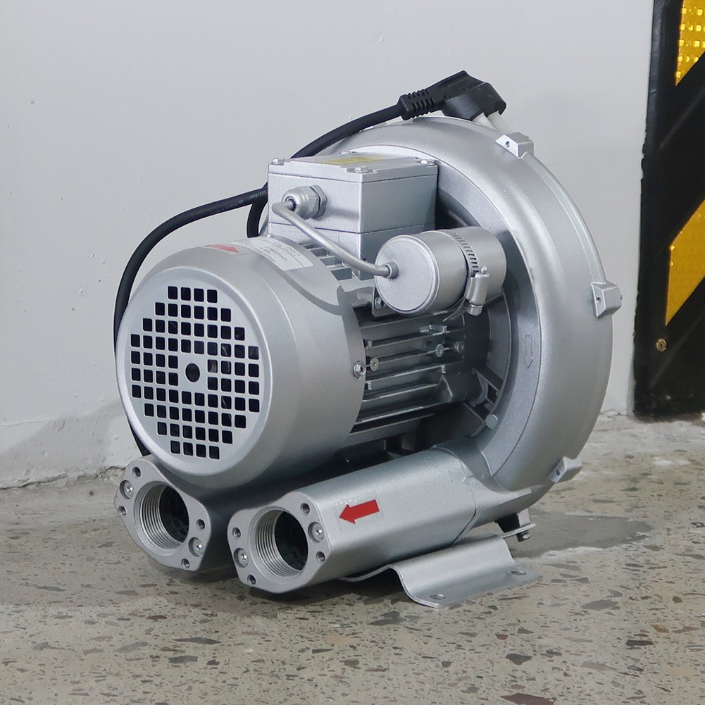 220v 400w 0.5hp Single Stage Side Channel Pond Blower Air Vortex Pump Oxygen Regen Ring Blower