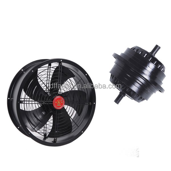 200mm Cast Iron Poultry Ventilation AC Electric Blower Fan Customizable OEM for Farm & Wall Cooling Duct Mounting