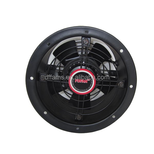 200mm Cast Iron Poultry Ventilation AC Electric Blower Fan Customizable OEM for Farm & Wall Cooling Duct Mounting