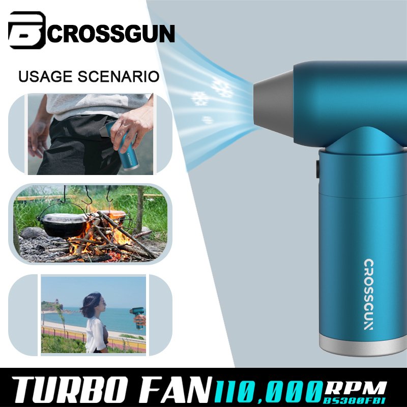 Electric Turbo Fan Blower Air Duster 110000rpm Turbofan Potable/Rechargeable Hair Dryer Mini Jet Fan