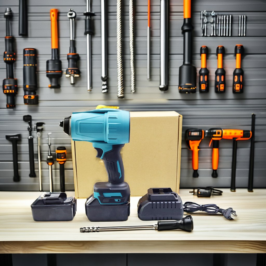 Multi-Functional Household Cleaning Blower Leaf Dust Gun Brushless Lithium Electric Rechargeable Electric Hair Dryer Air Dust