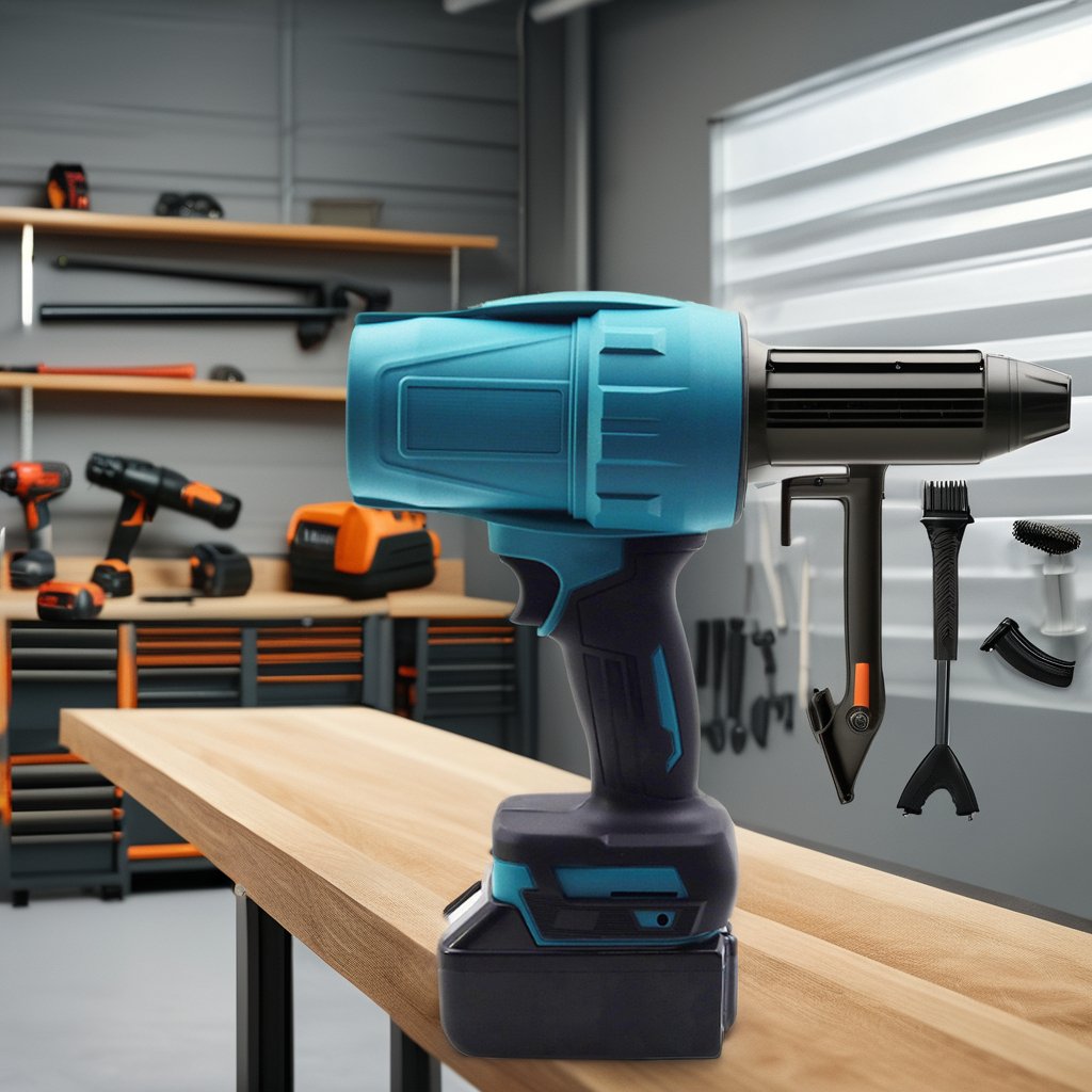 Multi-Functional Household Cleaning Blower Leaf Dust Gun Brushless Lithium Electric Rechargeable Electric Hair Dryer Air Dust