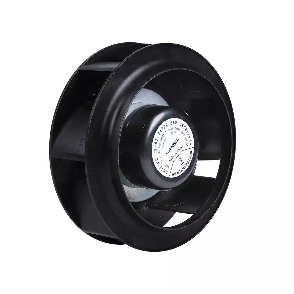 EC 380V Backward Metal Centrifugal Fan Speed Adjustable Energy Saving Blower Fan Commercial Centrifugal Fan