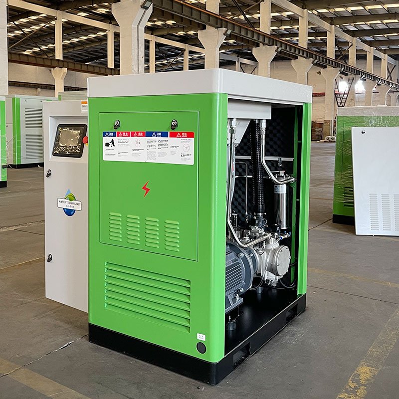 30HP Stainless Steel Silent Oil-free Screw Air Compressor 380V High Efficiency Air Compressor