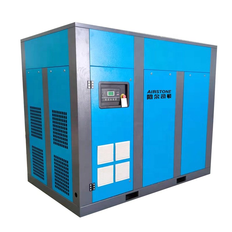Airstone Low Noise 110kw Compressor 150hp Rotary Stationary Screw air Compressor 415v 440v for Industrial Use