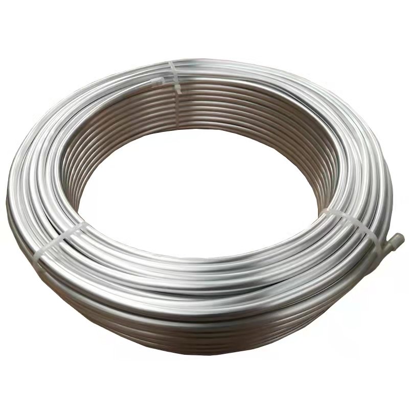 1050 1100 Air Conditioner Aluminum Coiled Tube for Condenser Refrigerator