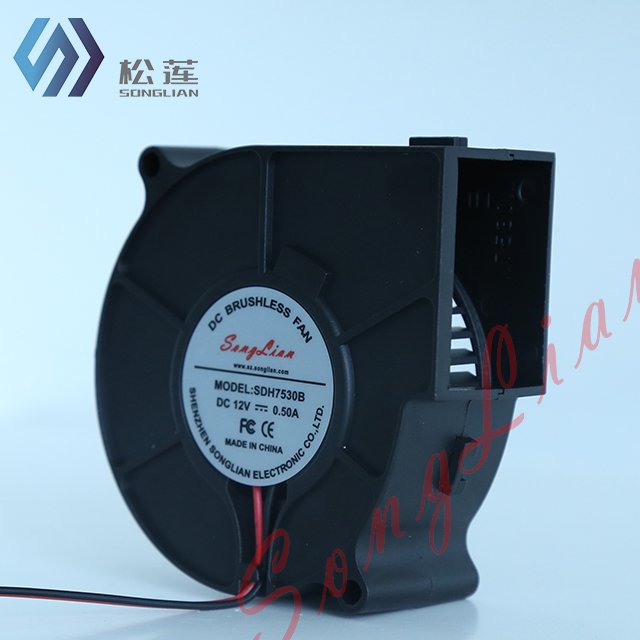 Factory Wholesale 75*75*30mm DC7530 Blower 12V 24V Stable Performance Brushless Blower Fan
