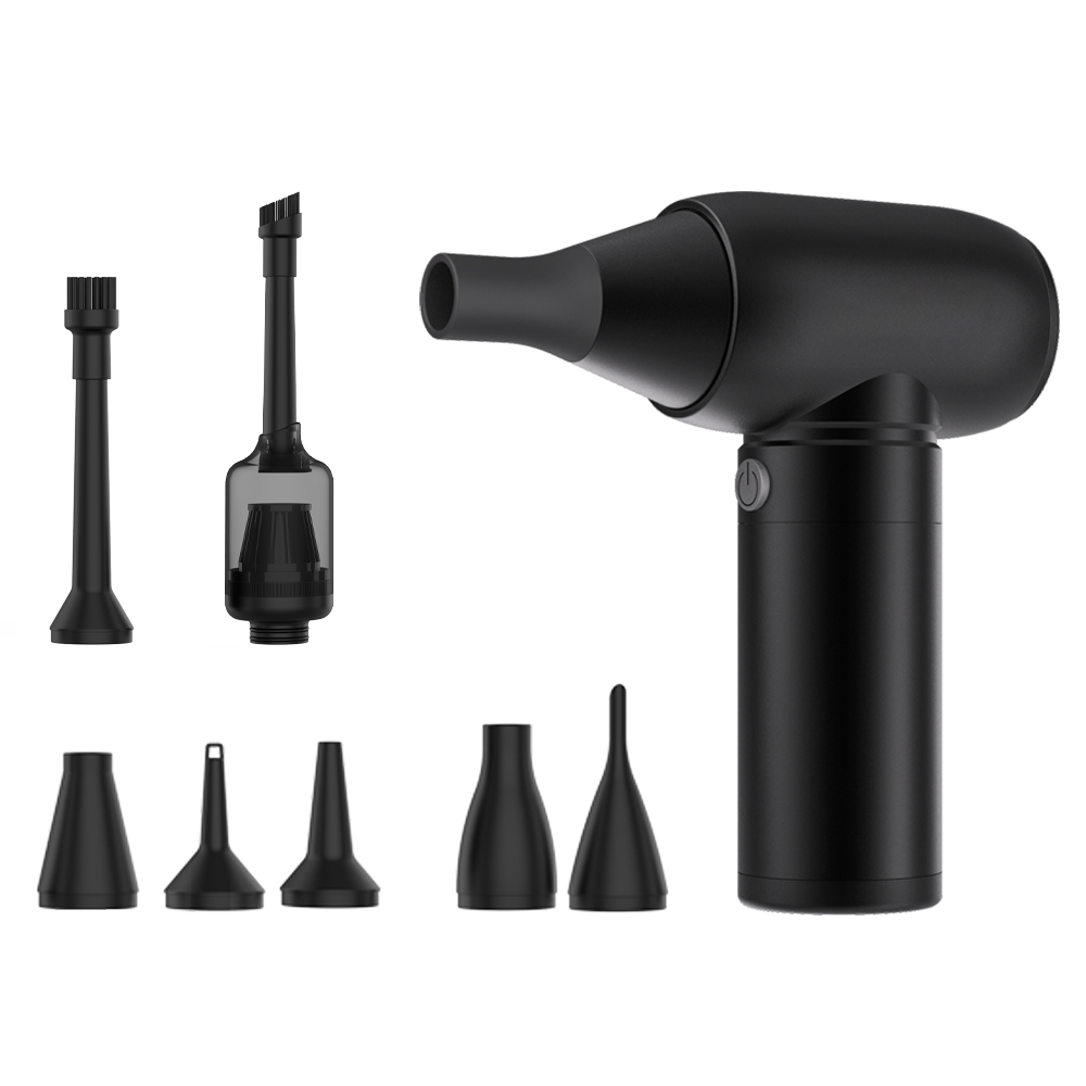 CROSSGUN Portable Cordless Air Duster 130000RPM Electric air Blower Compressed Jet Dryer Hair Dryer Mini Jet Fan Turbo air Gun