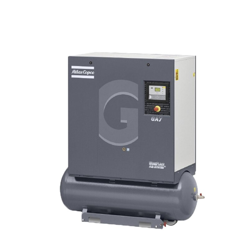 5HP Compressor Air Screw Atlas Copco 4KW Air Compressor with CE Certificate