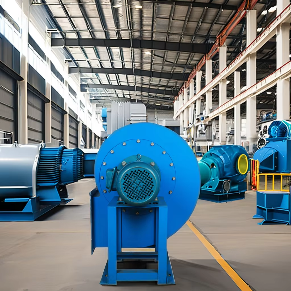 Factory Supply High Air Volume Industrial Ventilation Centrifugal Blower for Air Conveying